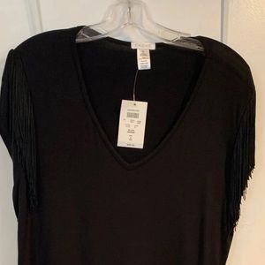 Cache xl black short sleeved shirt